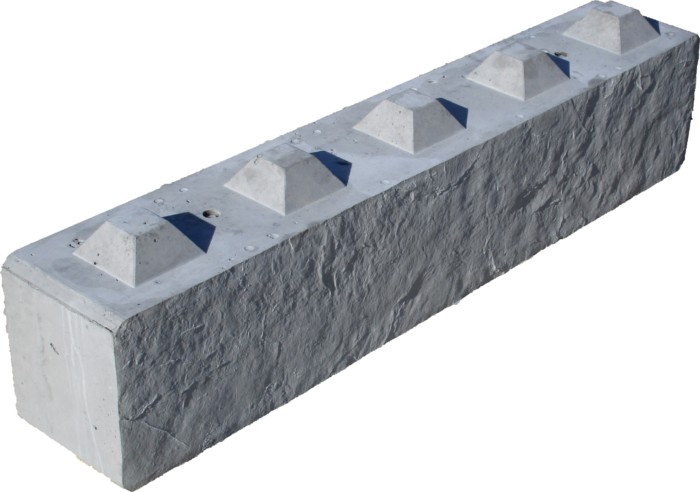 Mobiler Betonblock System 30 mit Stuktur